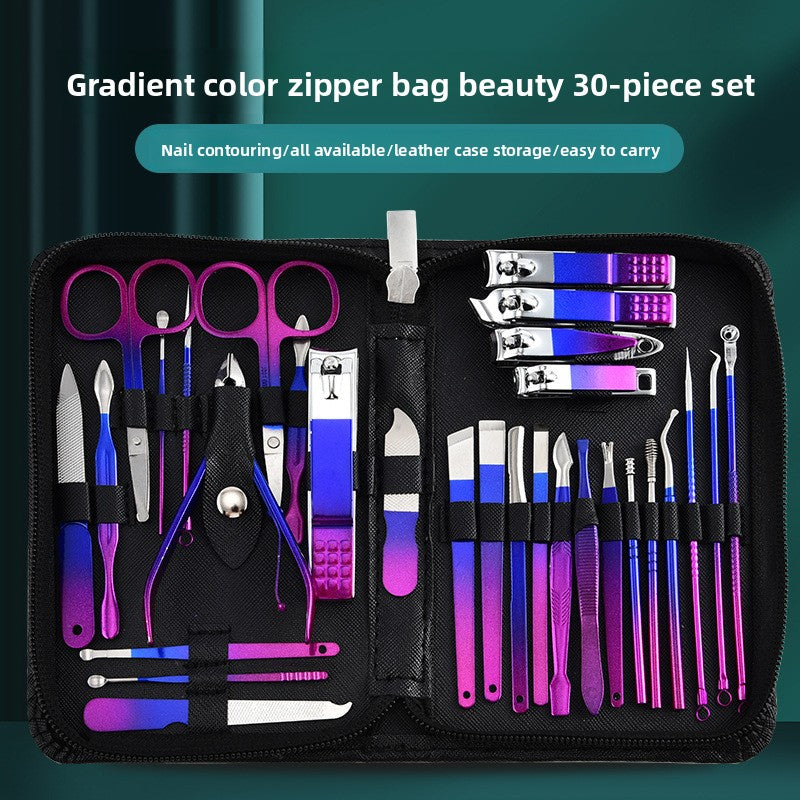 nail skin pedicure knife care gradient