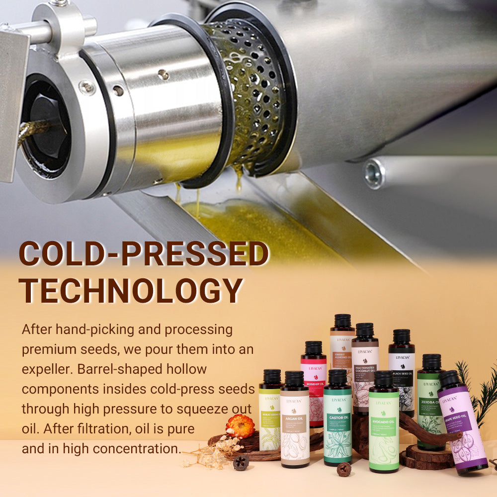 Natural Cold Pressed Coconut Multipurpose Skin Hair Care Oil