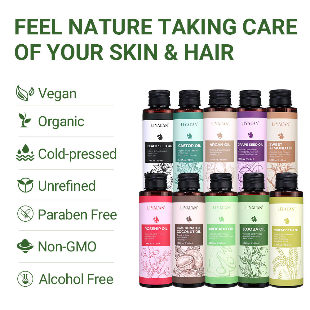 Natural Cold Pressed Coconut Multipurpose Skin Hair Care Oil