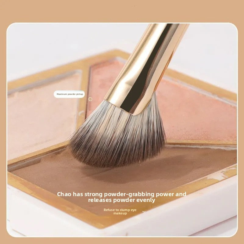 Gilded Makeup Brush Set with Travel Case