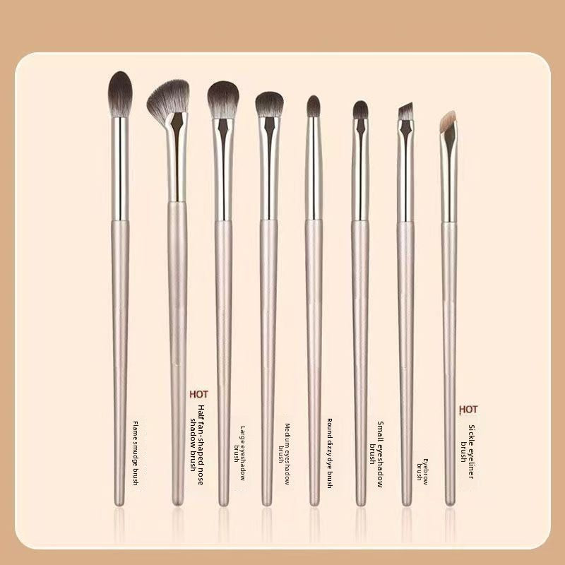 Gilded Makeup Brush Set with Travel Case